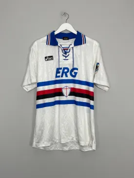 1994/95 SAMPDORIA AWAY SHIRT (L) ASICS