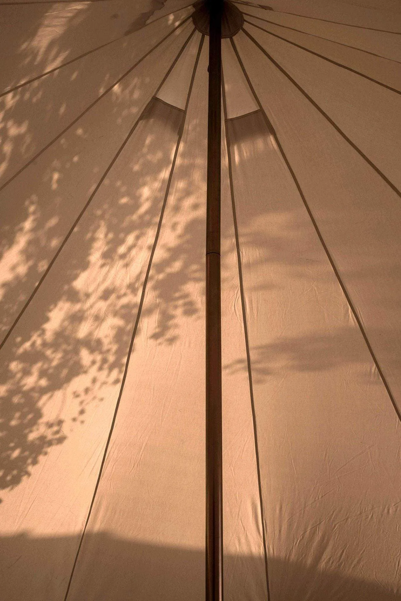 5m Bell Tent 285gsm 100% Natural Canvas | Mesh Wall