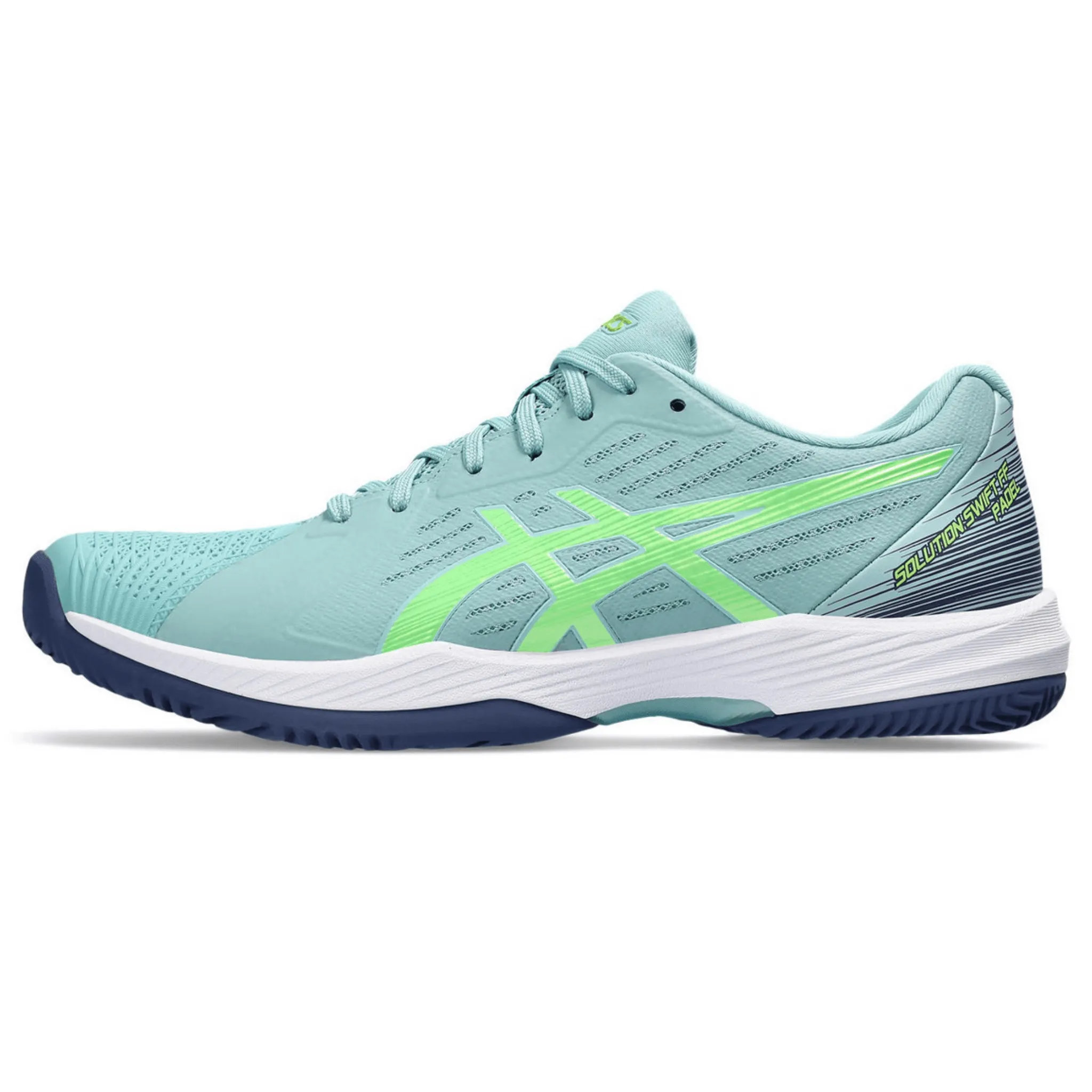 ASICS MEN'S SOLUTION SWIFT FF PADEL Teal Tint & Electric Lime