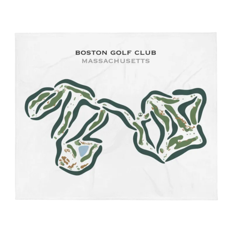 Boston Golf Club, Massachusetts - Printed Golf Courses