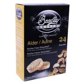 Bradley Smoker Alder Bisquettes--24 Pack