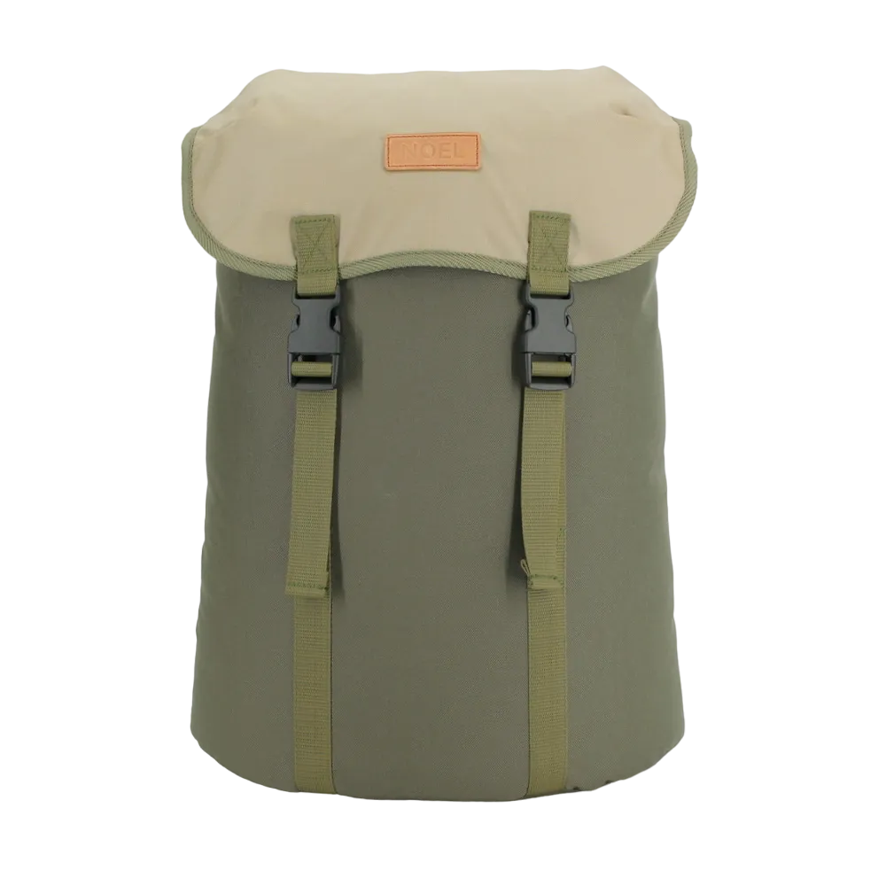 Cafe Backpack - Khaki & Beige