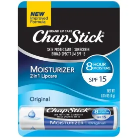 ChapStick Moisturizer Original Lip Balm Tube - 0.15 Oz