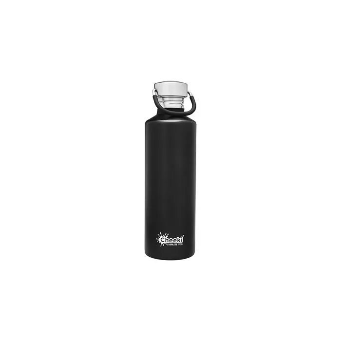 Cheeki Classic Insulated Bottle - Matte Black 1 Litre