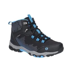 Cotswold Ducklington Kids Hiking Waterproof Boots - Black/Blue