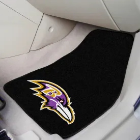 Fanmats Baltimore Ravens Front Carpet Car Mat Set - 2 Pieces