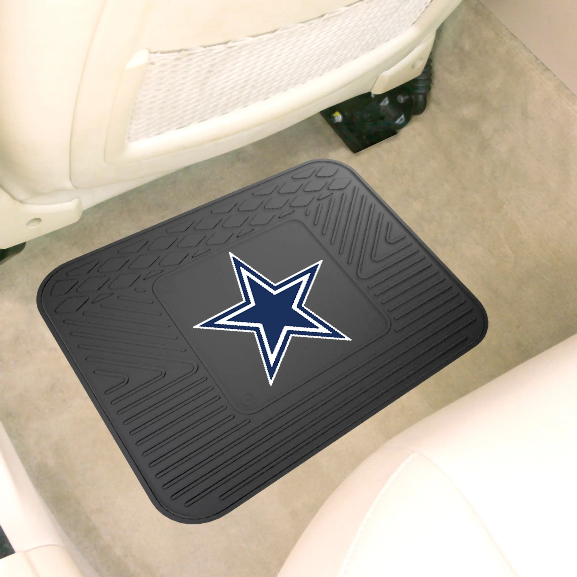 Fanmats Dallas Cowboys Back Seat Car Utility Mat - 14" x 17"