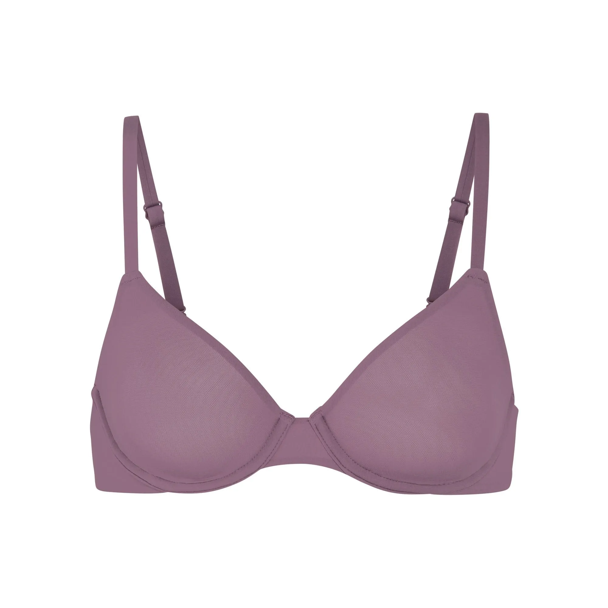 FITS EVERYBODY UNLINED UNDERWIRE BRA | PLUM