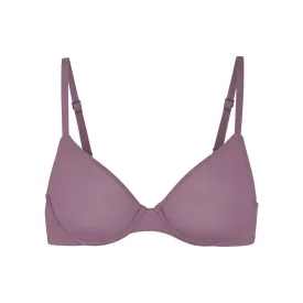 FITS EVERYBODY UNLINED UNDERWIRE BRA | PLUM