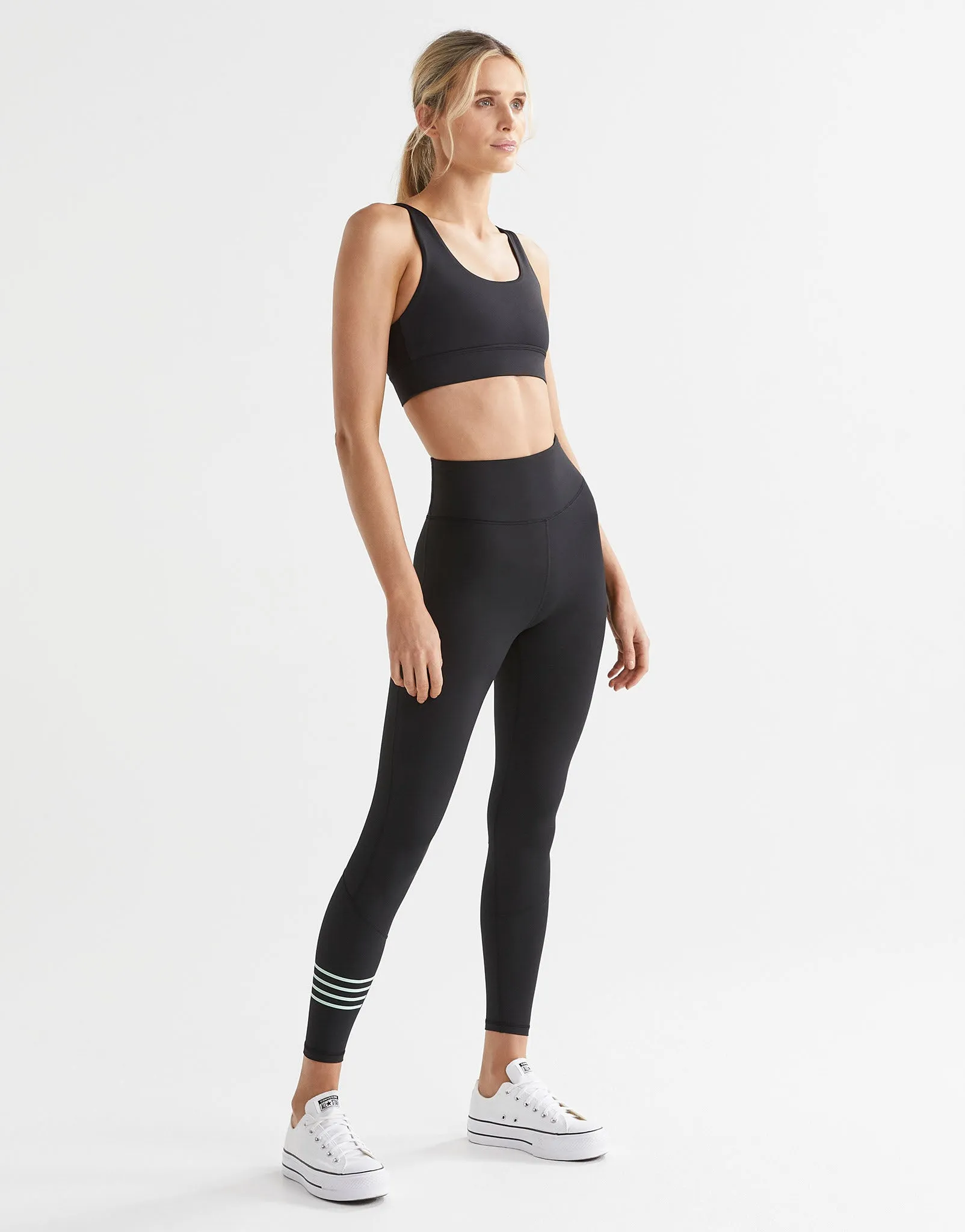 Jodie Full Length Legging - Black, Sage Green