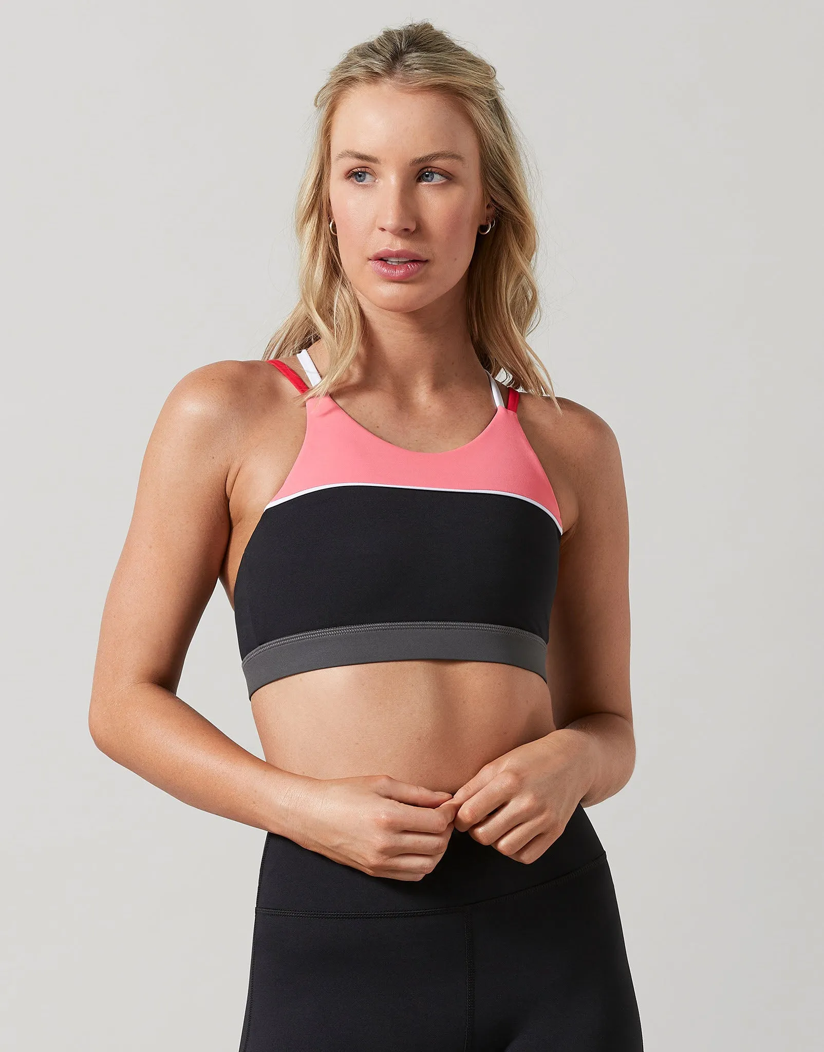 Kodie-XR Sports Bra Black & Pink