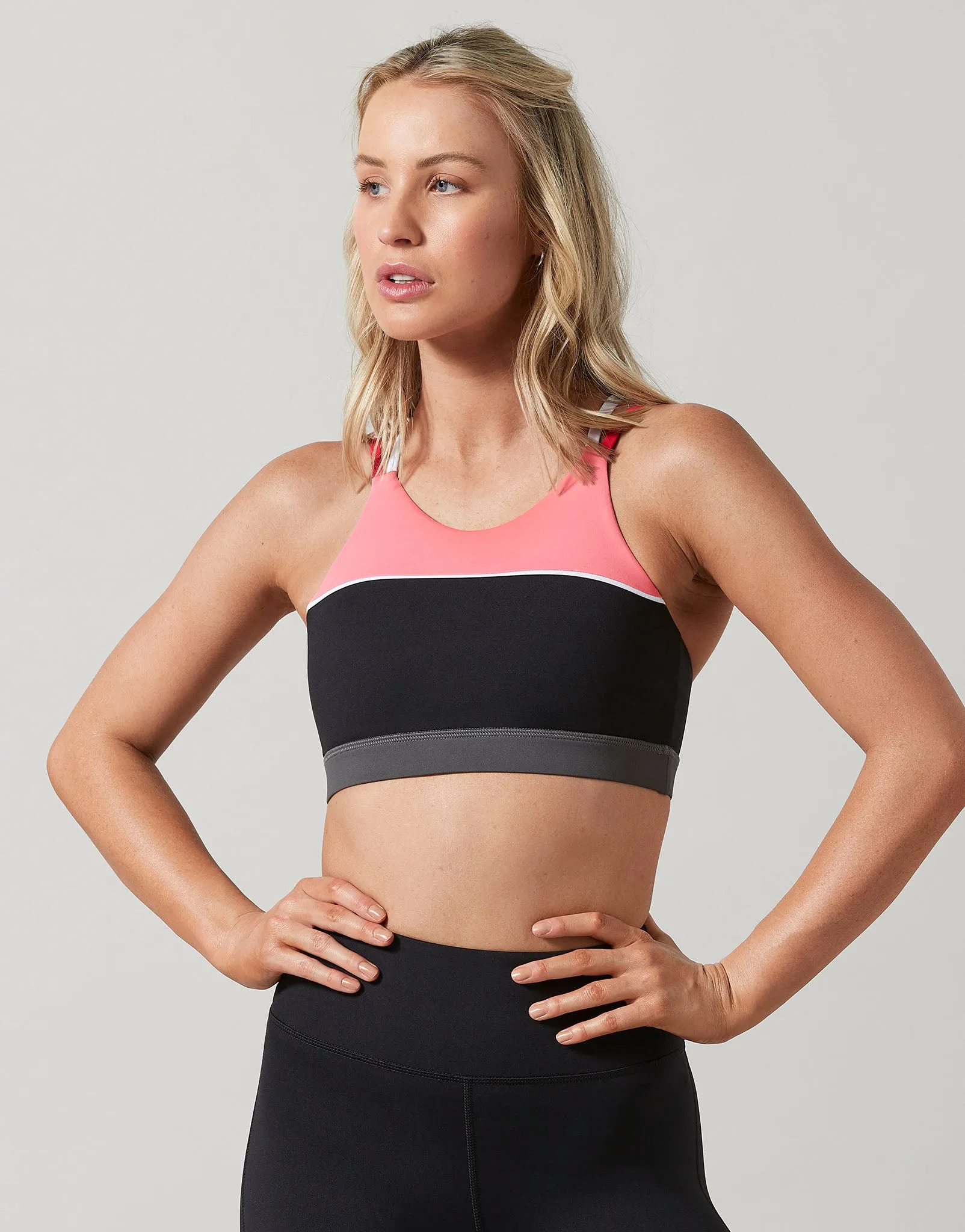 Kodie-XR Sports Bra Black & Pink