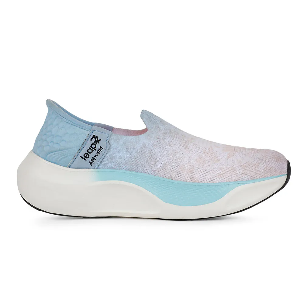 Leap7x Sports Sky Blue Walking Shoes For Women EAZYGO-5L By Liberty