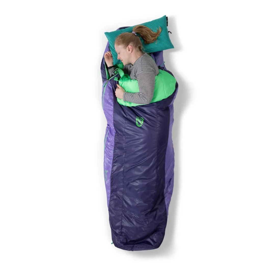 NEMO EQUIPMENT WOMENS TEMPO SYNTHETIC SLEEPING BAG 20 REGULAR