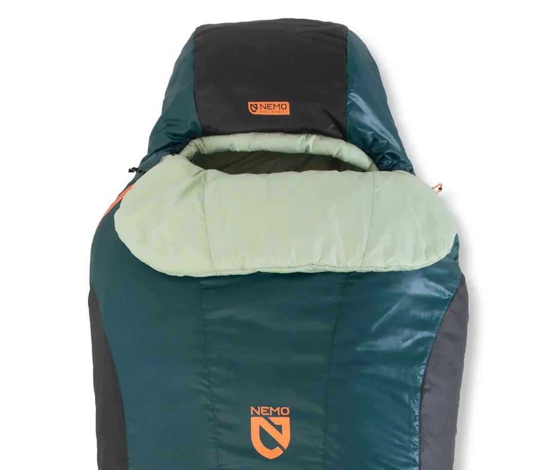 NEMO EQUIPMENT WOMENS TEMPO SYNTHETIC SLEEPING BAG 20 REGULAR