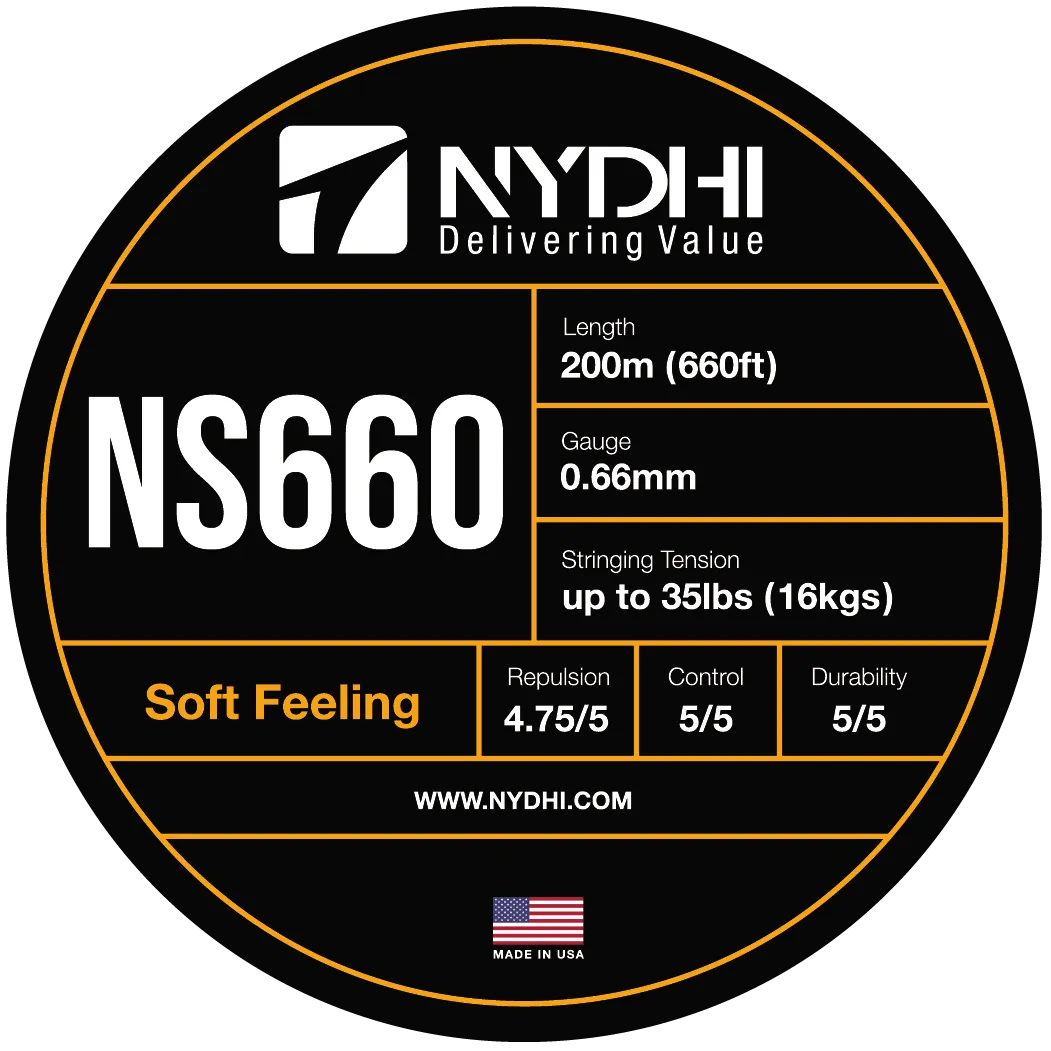 Nydhi NS660 (Control) Badminton String Reel (200m)