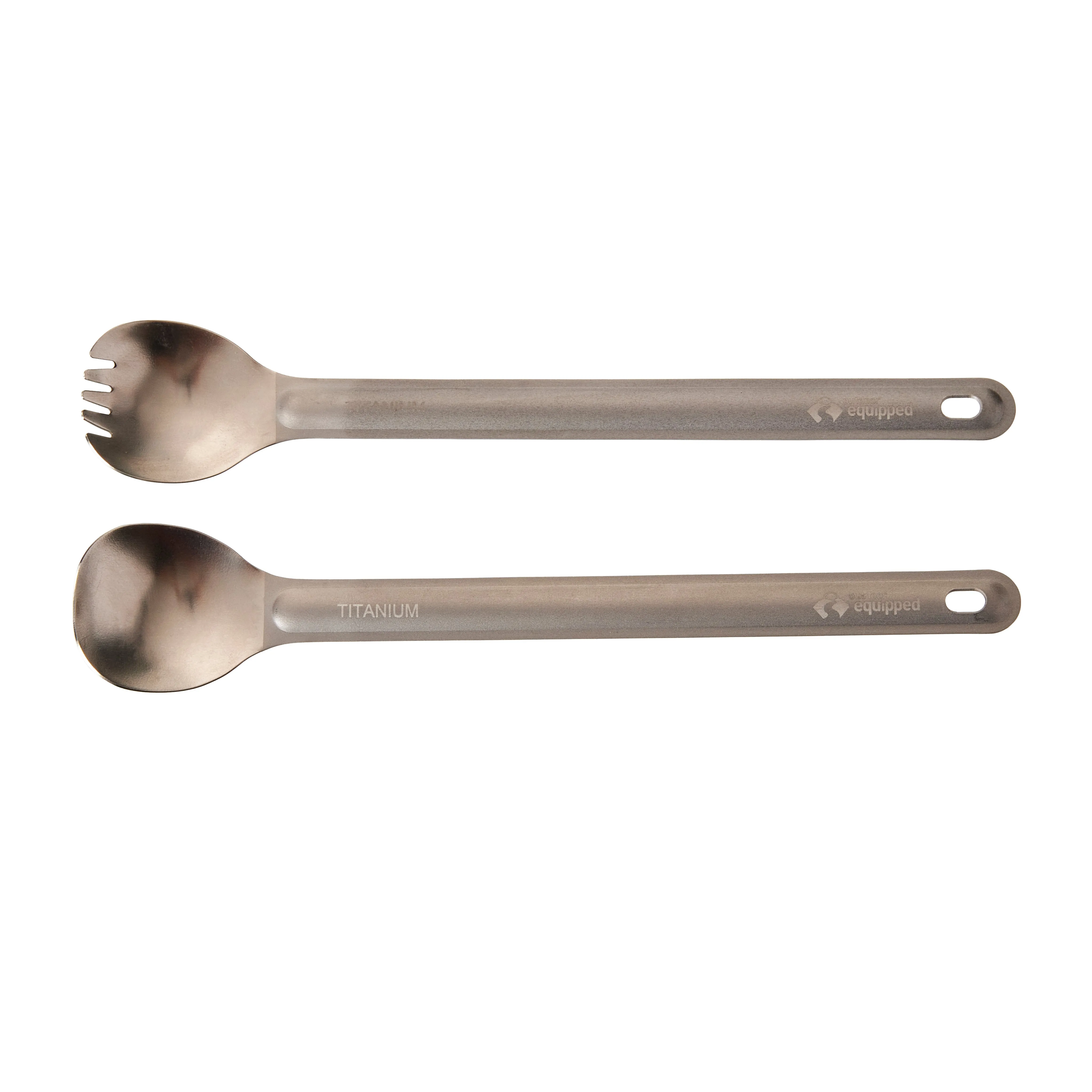 Outdoor Equipped Titanium Long Spoon