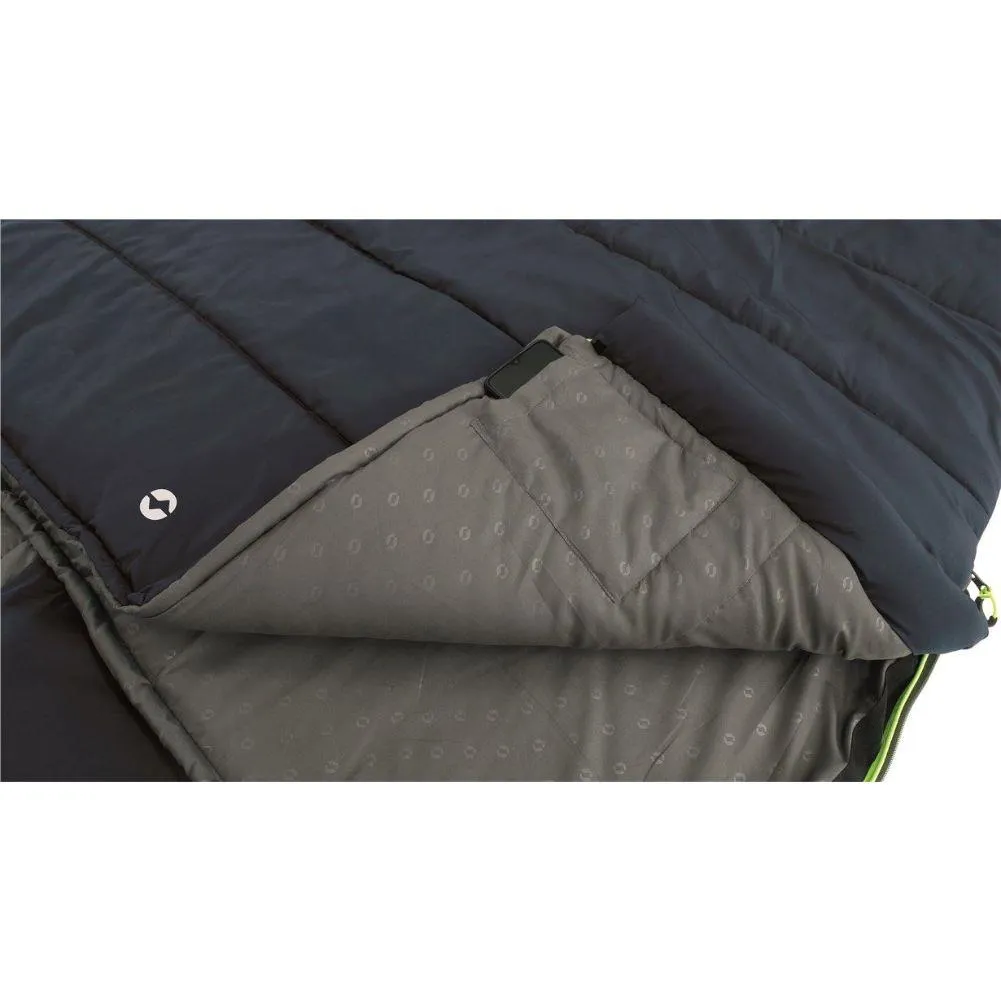 Outwell Contour Lux Sleeping Bag - Right Zip (Deep Blue)