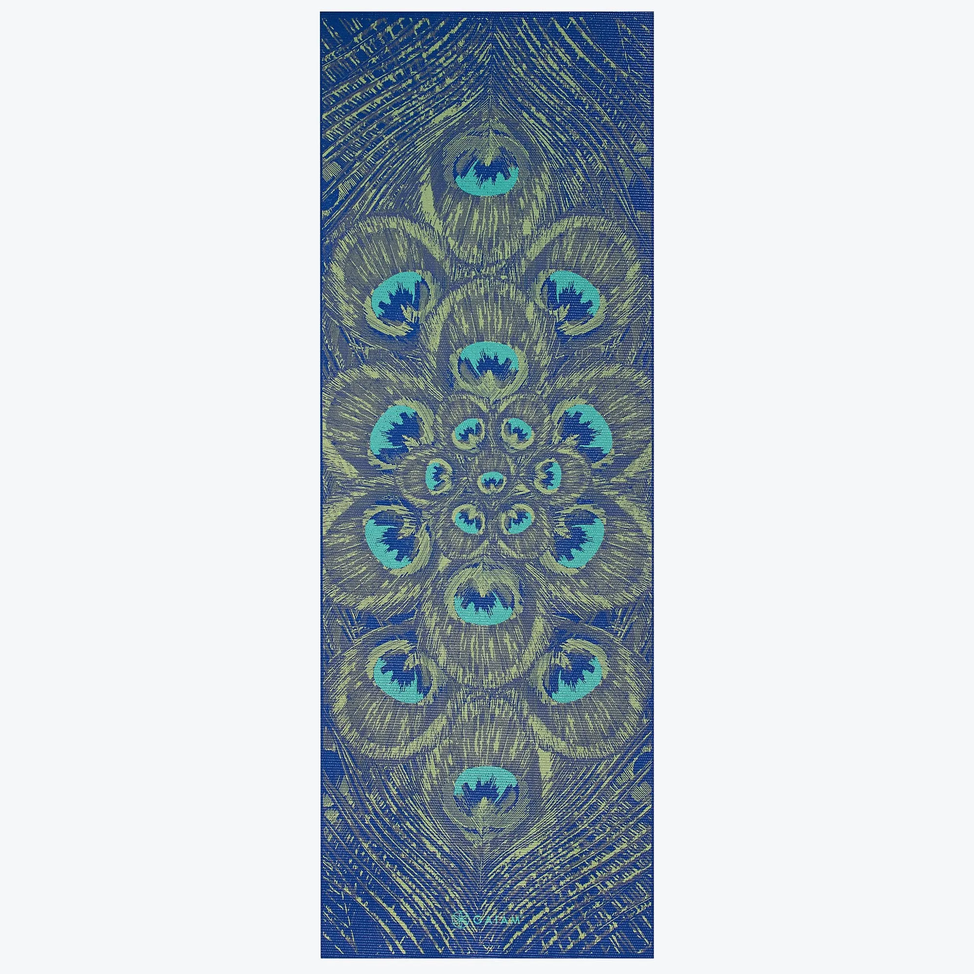 Reversible Peacock Lace Yoga Mat (6mm)