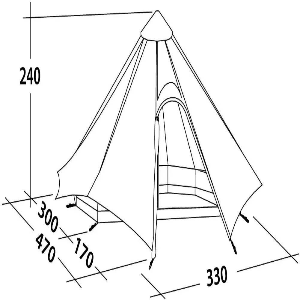 Robens Fairbanks Grande Tipi Polycotton Tent (2022)