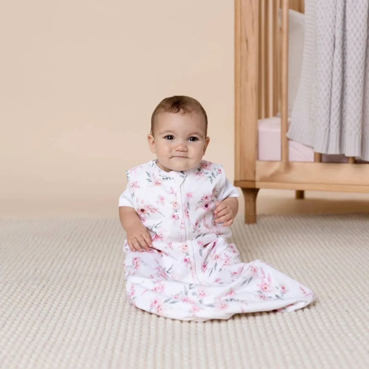 Snuggle Hunny Organic Jersey Sleeping Bag 1.0 TOG - Camille