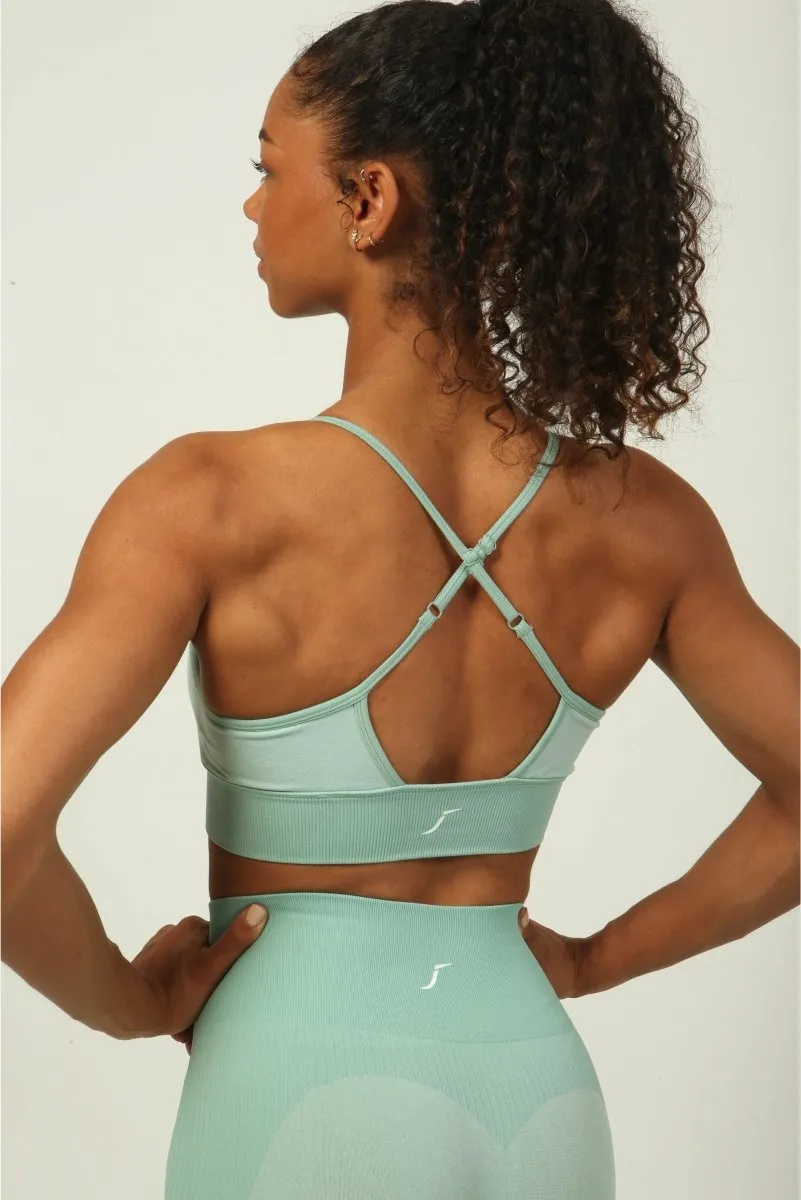 Strapped Sports Bra - Mint