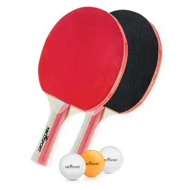 Table Tennis & Ping Pong Paddles And Balls Set, 2pk Table Tennis Paddles & 3