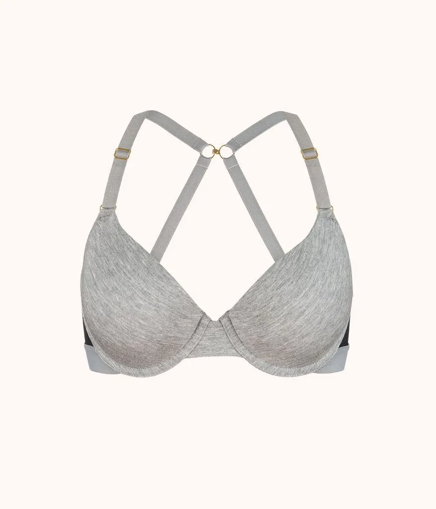 The All-Day T-Shirt Bra: Heather Gray