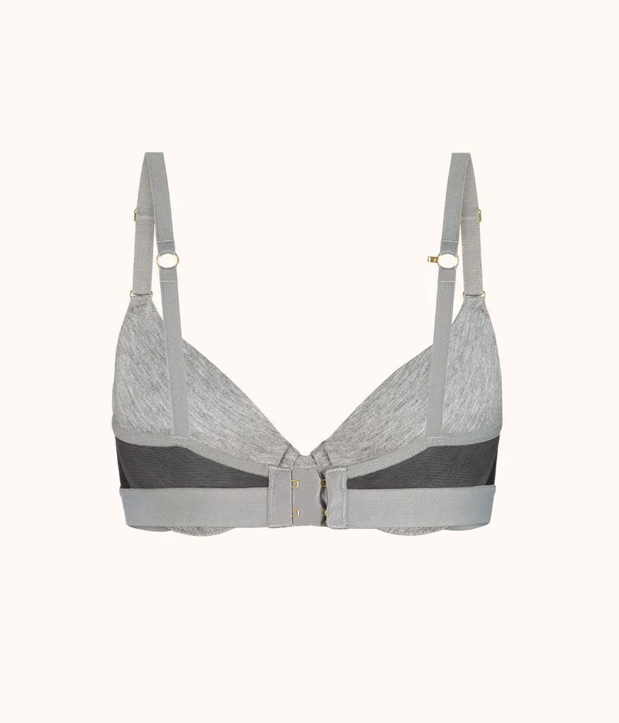 The All-Day T-Shirt Bra: Heather Gray