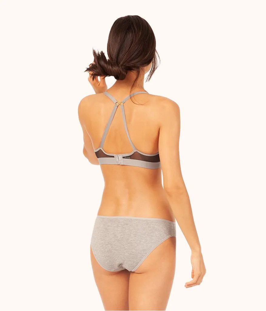 The All-Day T-Shirt Bra: Heather Gray