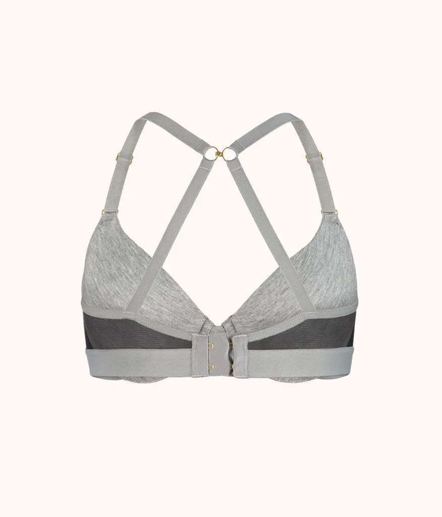 The All-Day T-Shirt Bra: Heather Gray