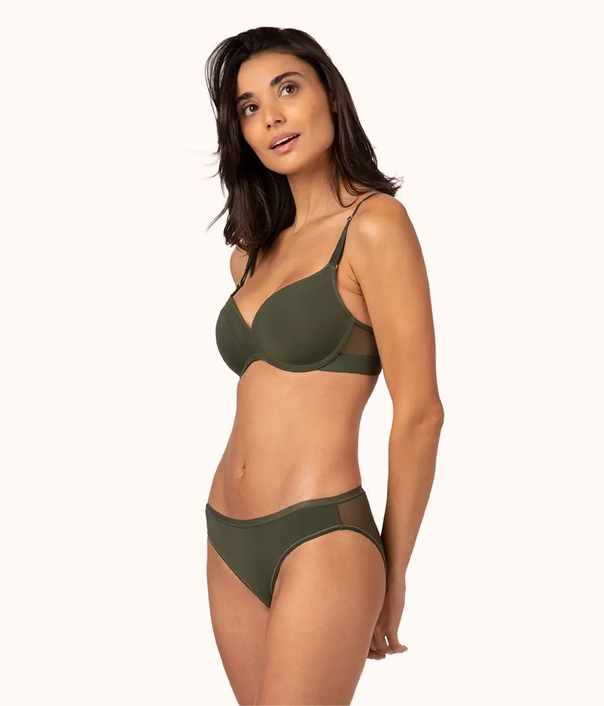 The No-Wire Push-Up: Rich Olive