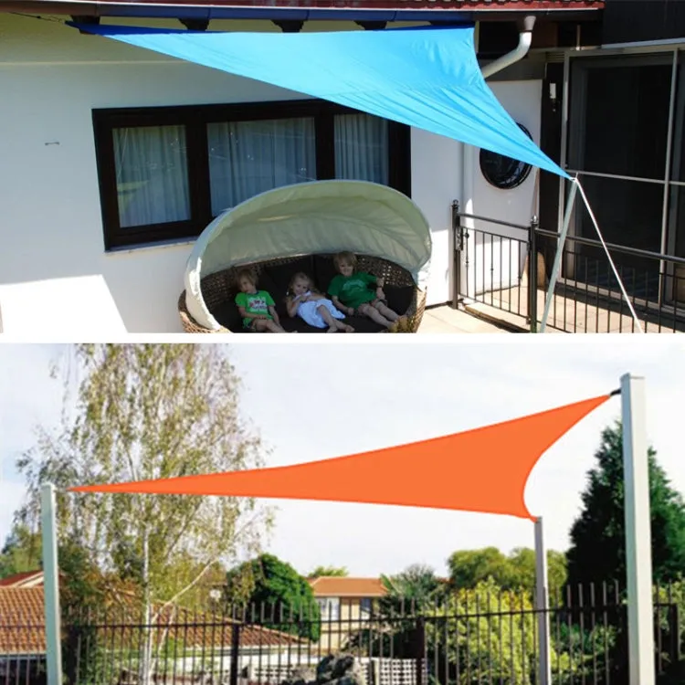 Triangle Outdoor Garden Sunshade Sail Waterproof Anti-UV Canopy, Size: 3m x 4m x 5m(Red)