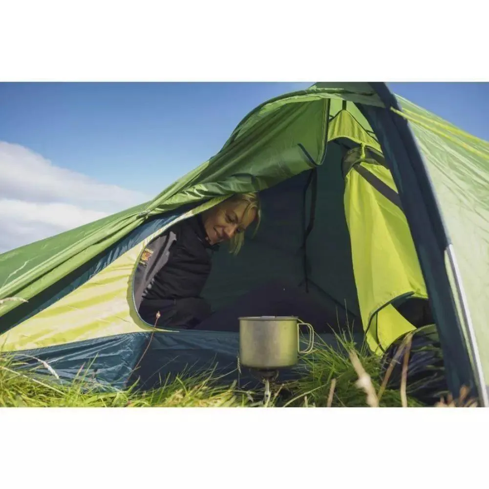 Vango Apex Compact 200 Tent - 2 Man Lightweight Tent (Pamir Green)