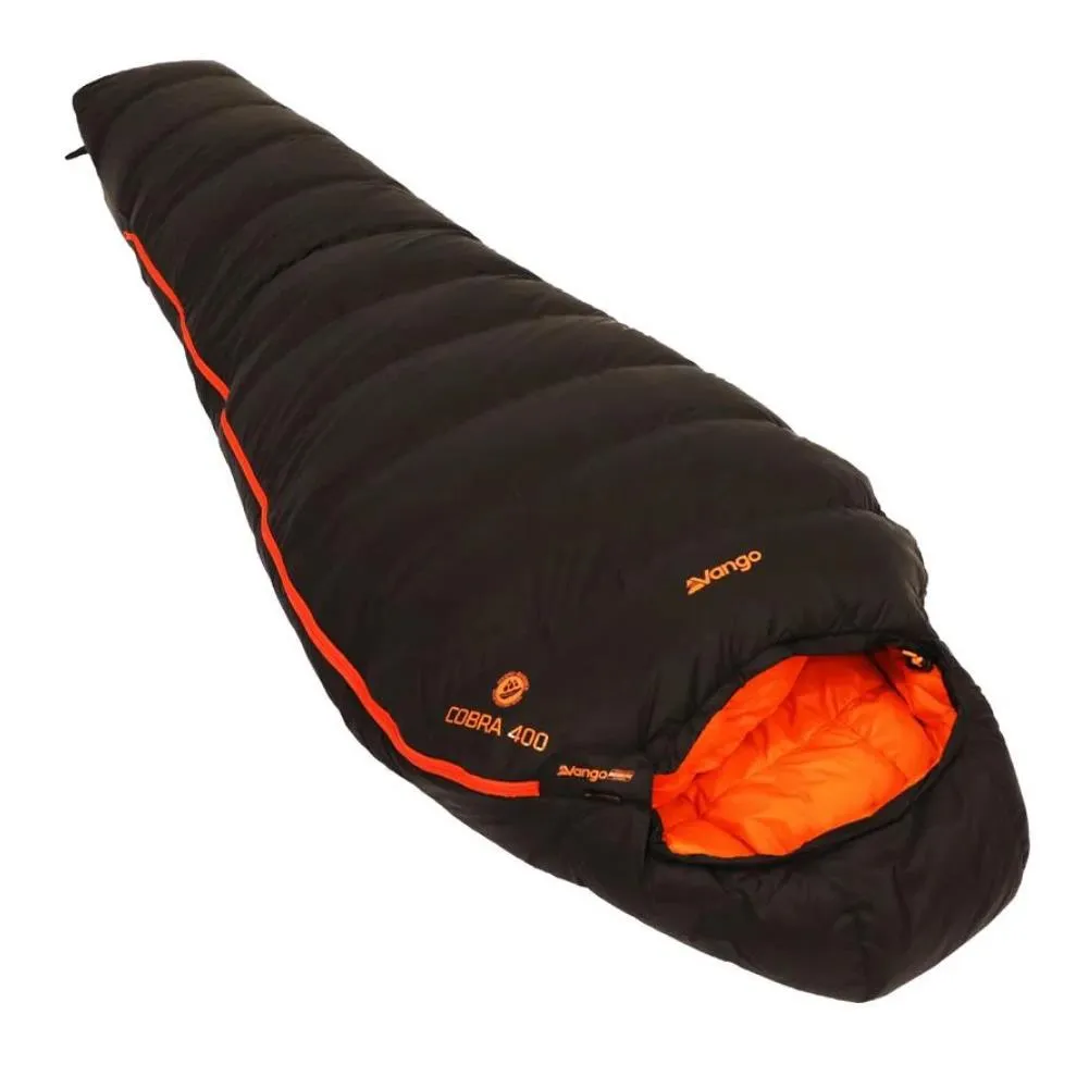 Vango Cobra 400 Down Filled Sleeping Bag (Anthracite)