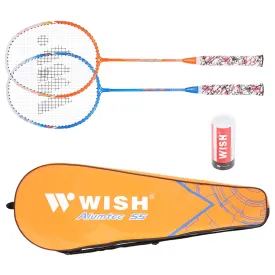 Wish Alumtec 55K Badminton Racket Set