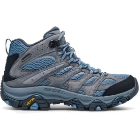 WOMEN'S MERRELL MOAB 3 MID WATERPROOF BOOT | ALTITUDE BLEU