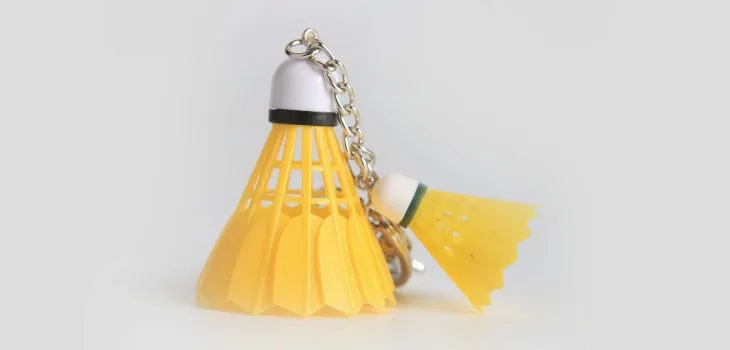 Yumo Creative - Shuttlecock Duet keychain